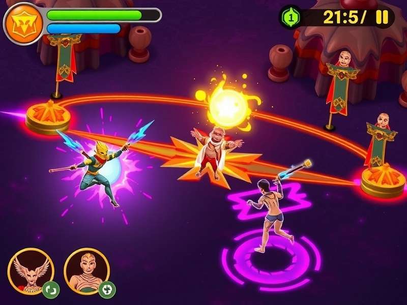 Spellcasting Dunker Dominator gameplay screenshot